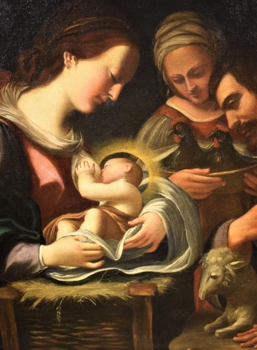 Nativité, atelier de Gerrit van Honthorst (Utrecht 1592 -1656) - Romano Ischia